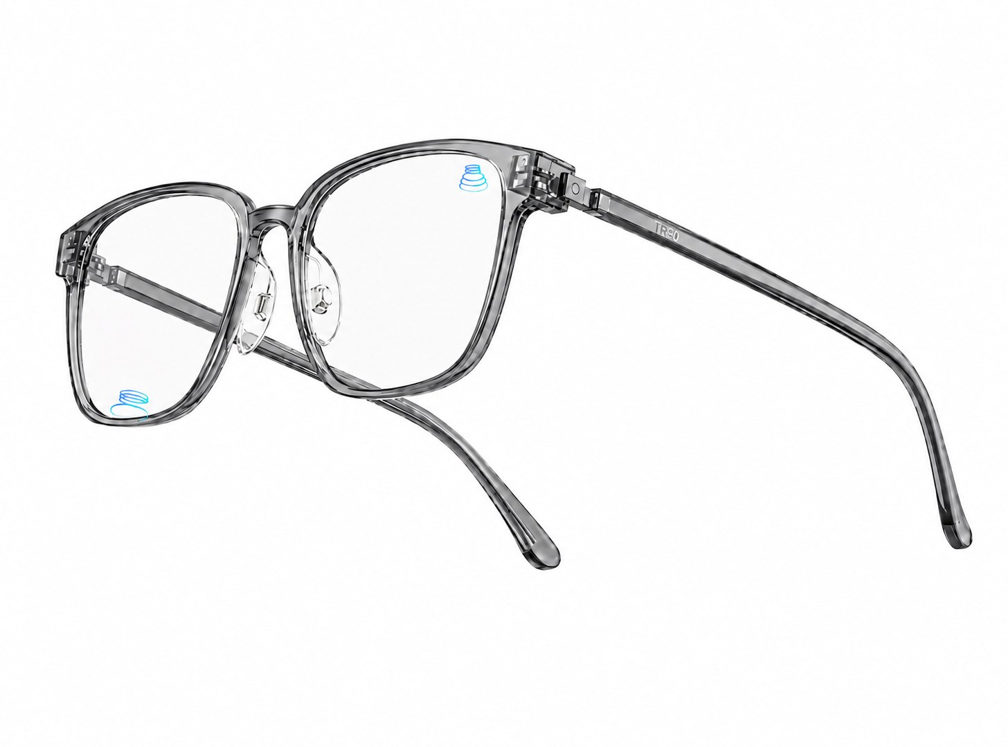 Space Gray frame with clear UV400 lenses